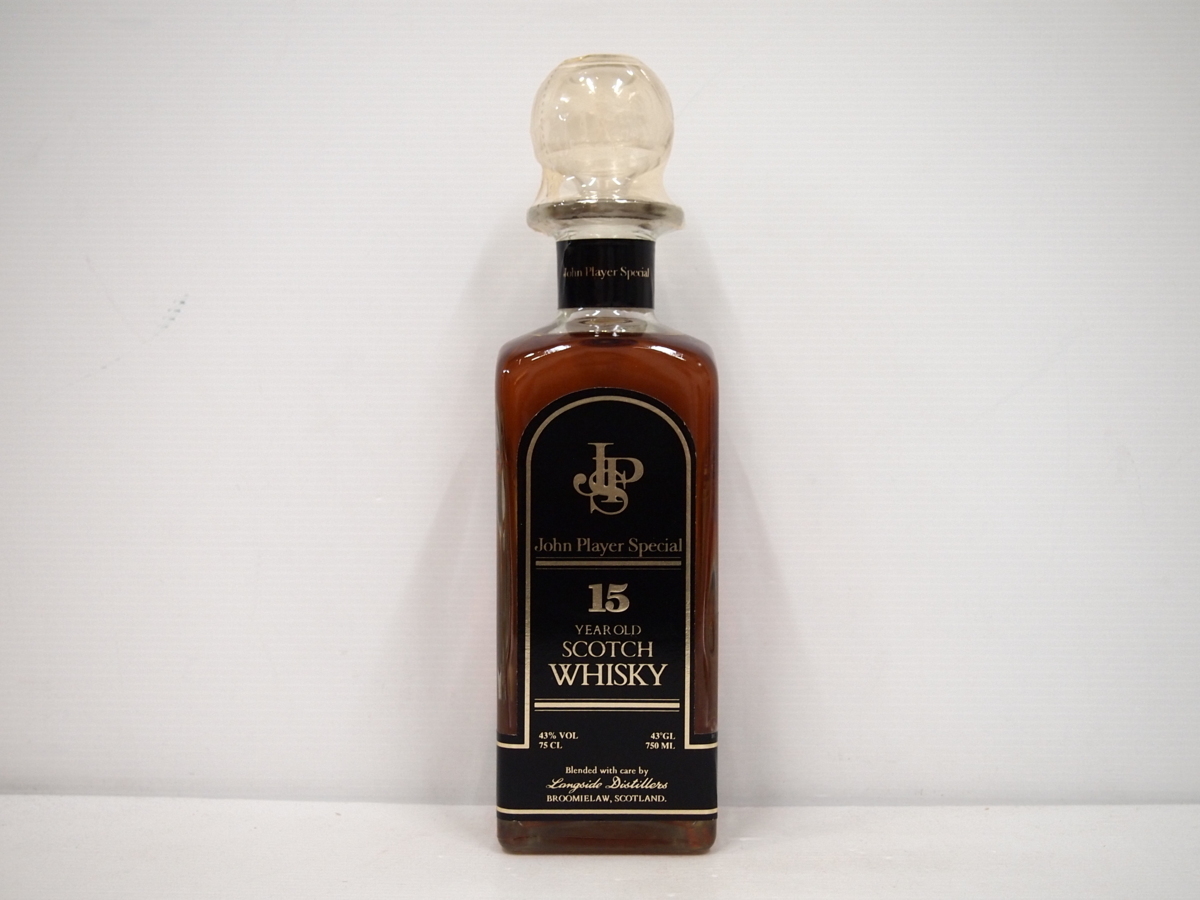 最安値，得価 JPS JOHN PLAYER SPECIAL ジョンプレイヤー スペシャル 15年 スコッチ ウイスキー 750ml 43% 古酒 未開栓 L7294E1(スコッチ)｜売買されたオークション情報、yahooの商品情報をアーカイブ公開 - オークファ スコッチ