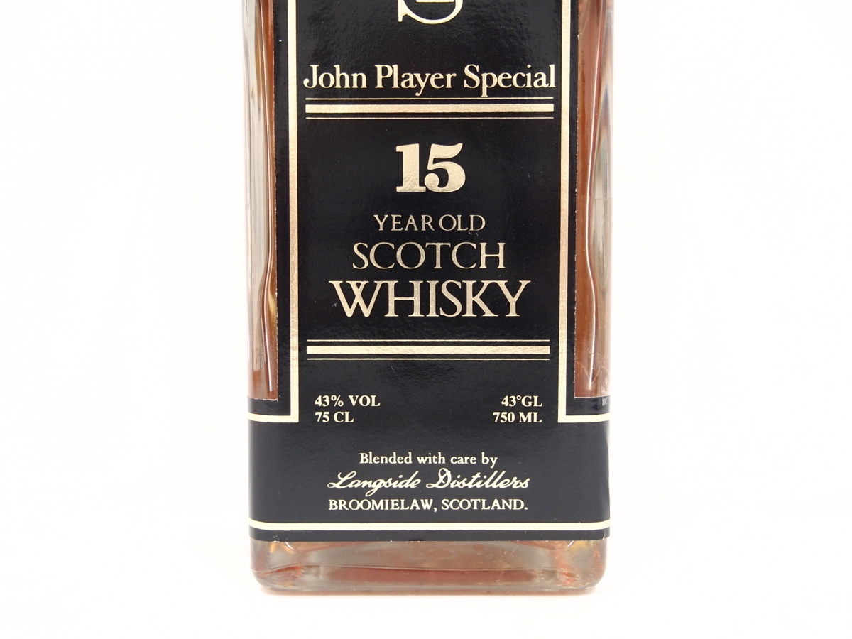 JPS JOHN PLAYER SPECIAL ジョンプレイヤー スペシャル 15年 スコッチ 