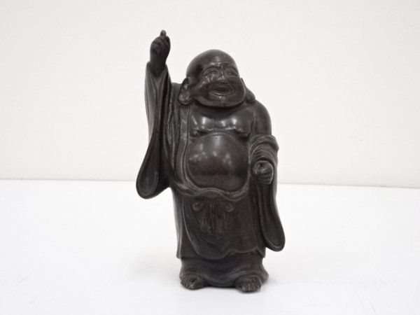 置物 金運 銅製 真鍮 布袋さんの置物 布袋様 0 布袋 縁起物 の落札