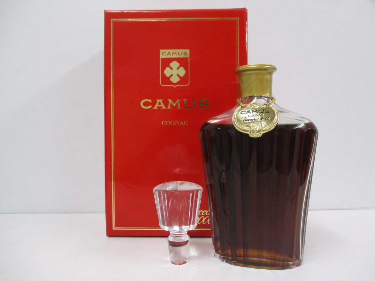 1円スタート古酒カミュ 古酒コニャックCAMUS Baccarat 2000 カミュ