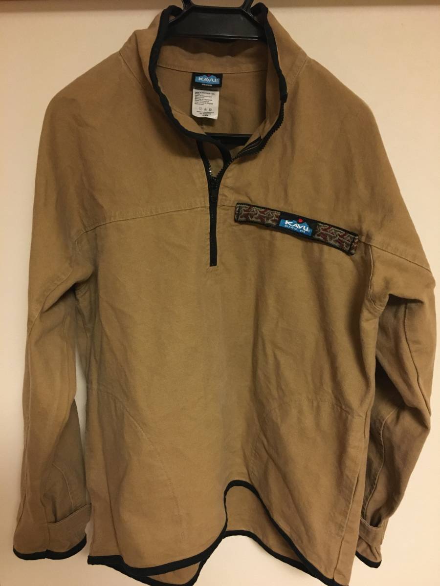  KAVU カブー ロングスリーブスローシャツ M 米国製(男性用)｜売買されたオークション情報、yahooの商品情報をアーカイブ公開 - オークファン 男性用