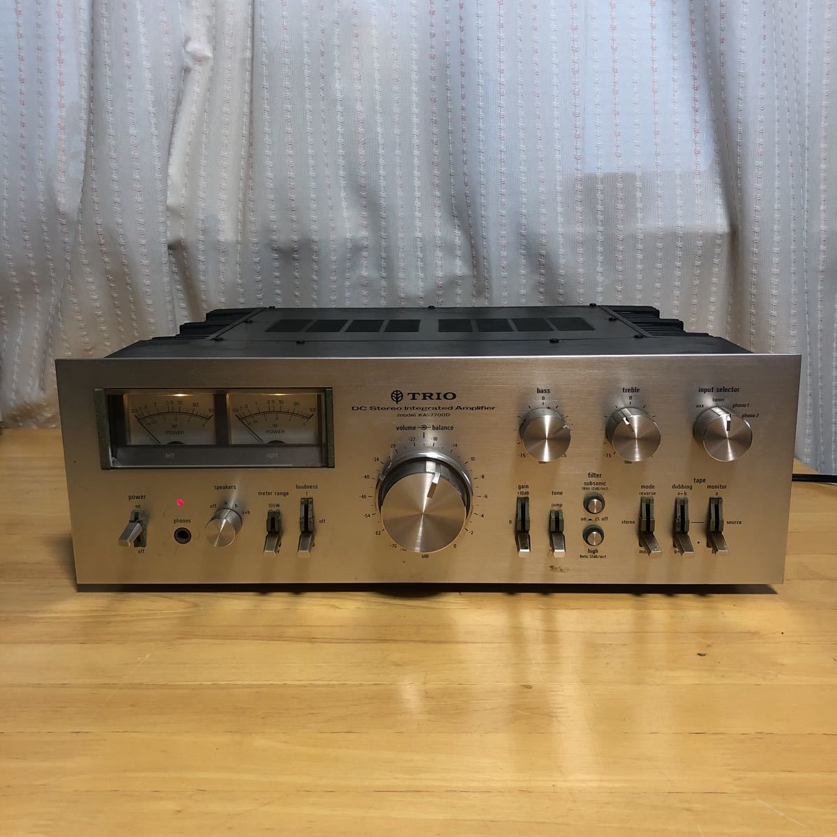 TRIO KA-7700D プリメインアンプ トリオ オーディオ機器 アンプ Test 