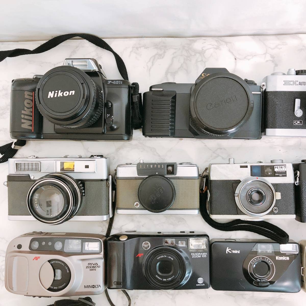 カメラ　レンズ　まとめ売り　ジャンク　未確認　オリンパス　Nikon ⑧ジャンク カメラ レンズなどまとめて（ニコン・キャノン・オリンパス