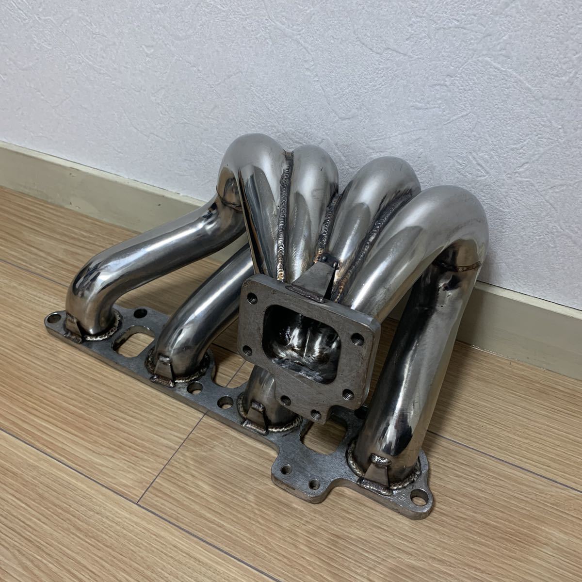 即納】SR20DET 等長タイプ 集合 エキマニ ステンレス エキゾースト 