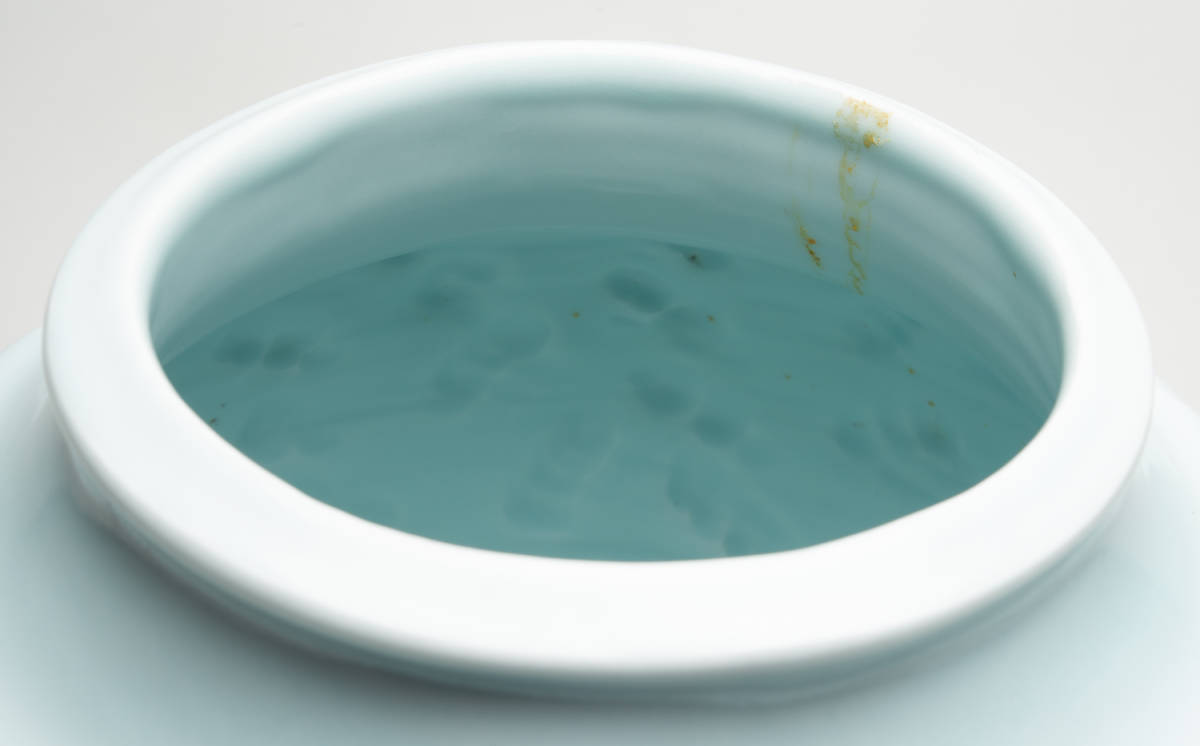 清水卯一 清水 | 卯一 人間国宝 原清 宗麿 青磁湯呑 二重箱 東京都 