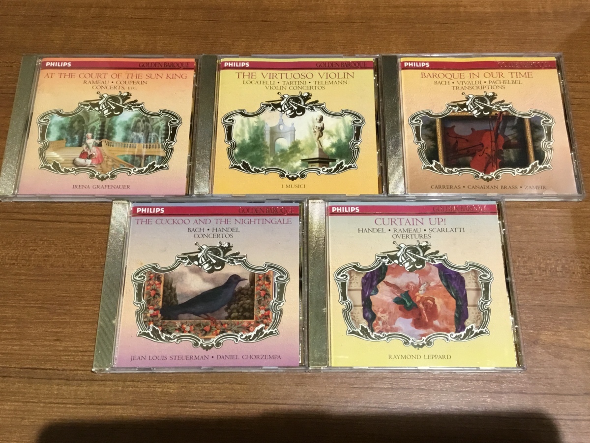 独盤 ◇ PHILIPS GOLDEN BAROQUE CD25枚+書籍セット ◎25CD バッハ