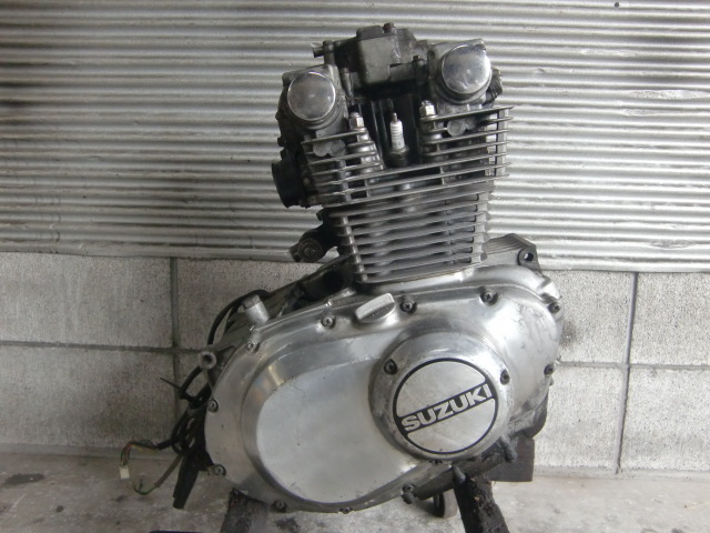 GSX450E ザリ 純正 当時物 実動エンジン 【動画あり】 ポイント式 正規