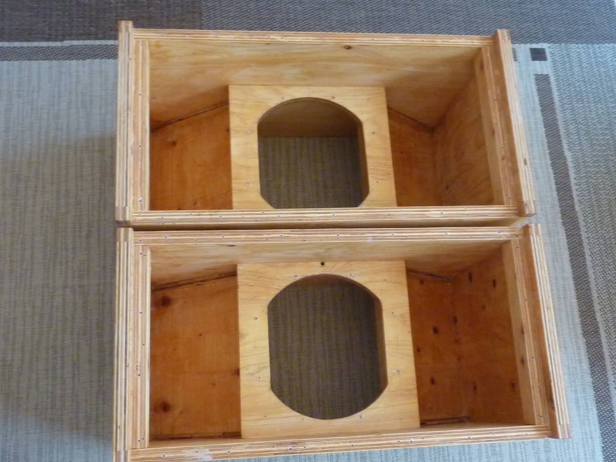 自作 スピーカー ボックス Box ペア フロント ホーン エンクロージャー