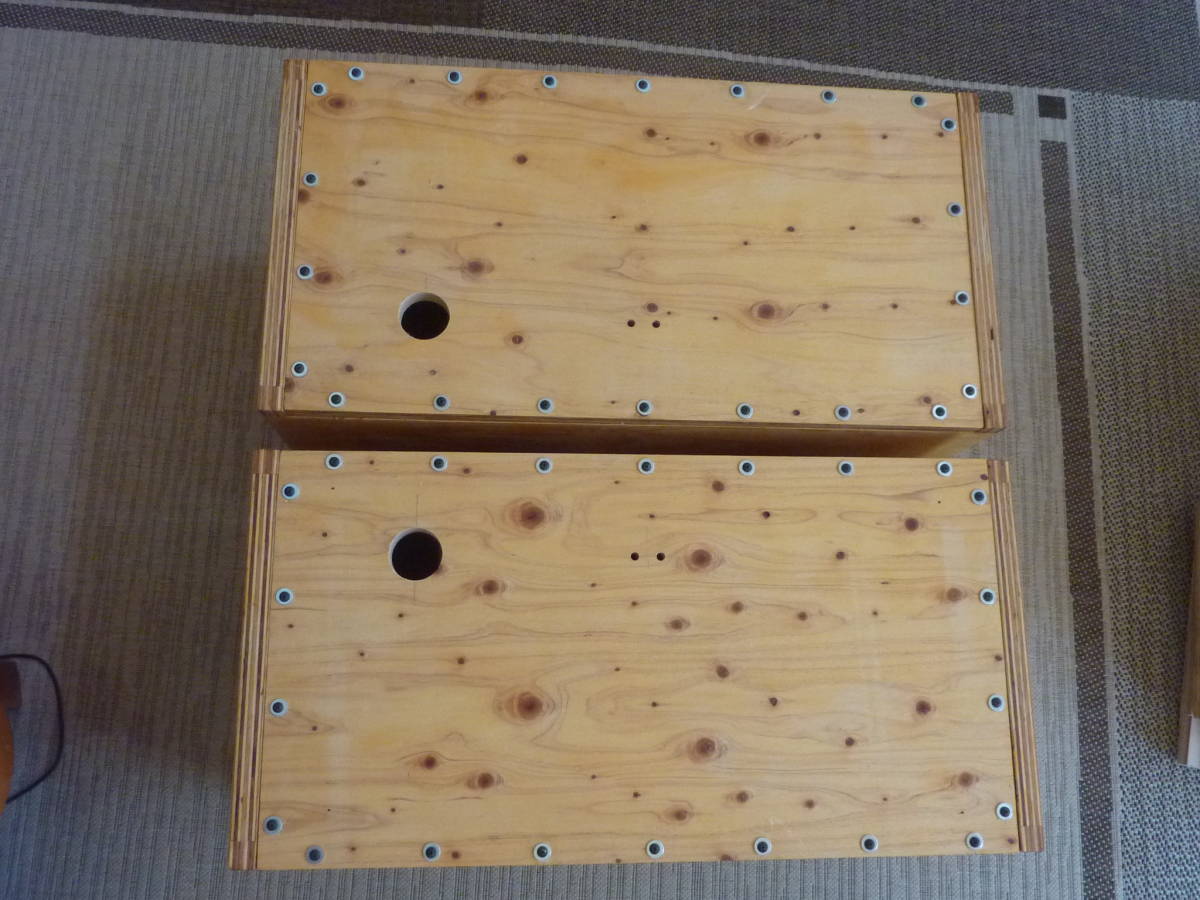 自作 スピーカー ボックス Box ペア フロント ホーン エンクロージャー
