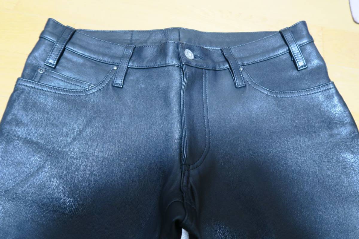 5351 POUR LES HOMMES●ストレッチゴートレザーパンツ●48