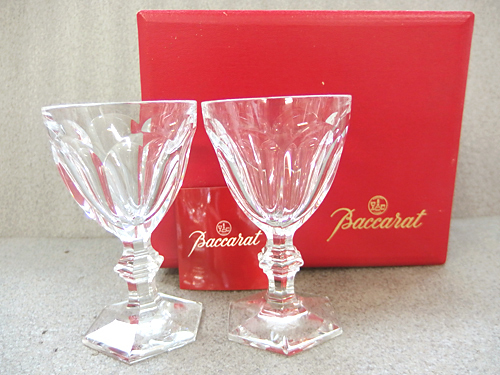 お買い得，お得 1100174w Baccarat バカラ ペアワイングラス アルクールデザイン クリスタル/口径&phi;8.2&times;H13.5cm/ 品(バカラ)｜売買されたオークション情報、yahooの商品情報をアーカイブ公開 - オークファン バカラ