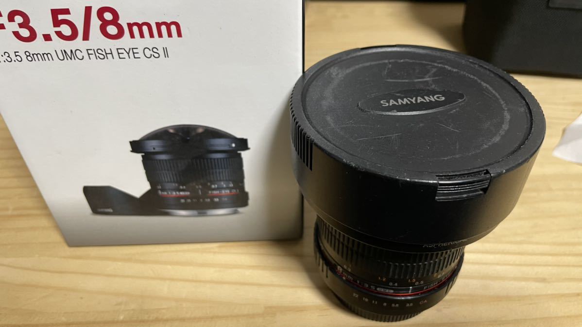 8mm F3.5 | Samyang SAMYANG samyang f3．5 fish－eye csiiの通販 単焦点