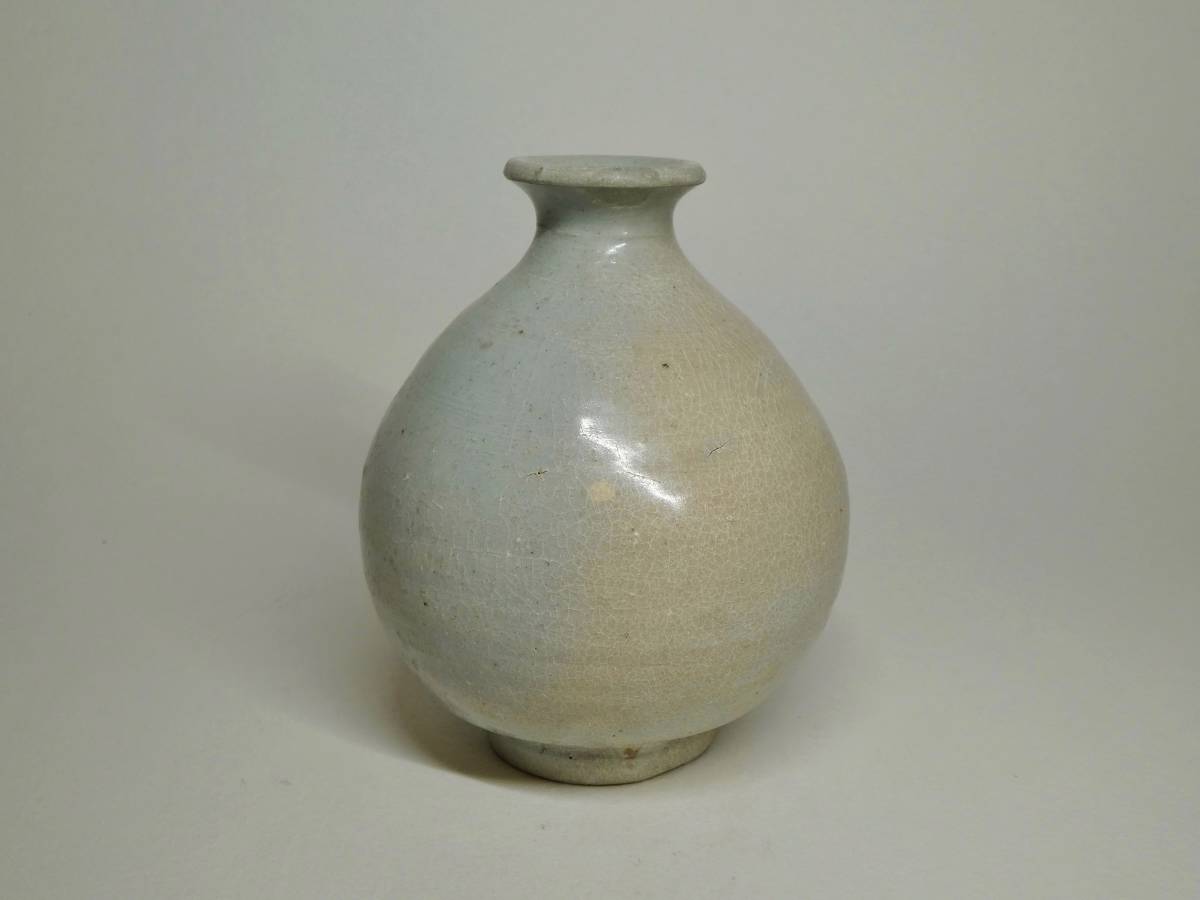 堅手徳利（李朝初期） 李朝初期堅手徳利です