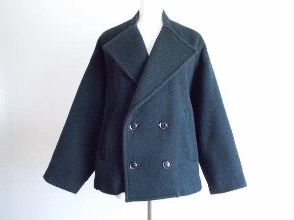#wnc ワイズ Y's コート 1 黒 ショート丈 美品 男女兼用 [638340]