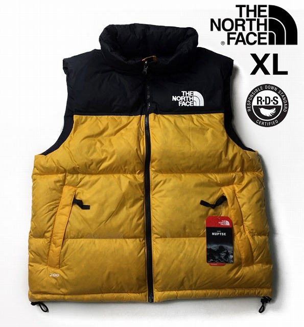 新作，SALE 1円 売切 正規 THE NORTH FACE ノースフェイス 1996 RETRO NUPTSE VEST ダウンベスト US限定 ヌプシ 700フィル XL 黄 190122-90(ベスト)｜売買されたオークション情報、yahooの商品情報をアーカイブ公開 - オー 男性用