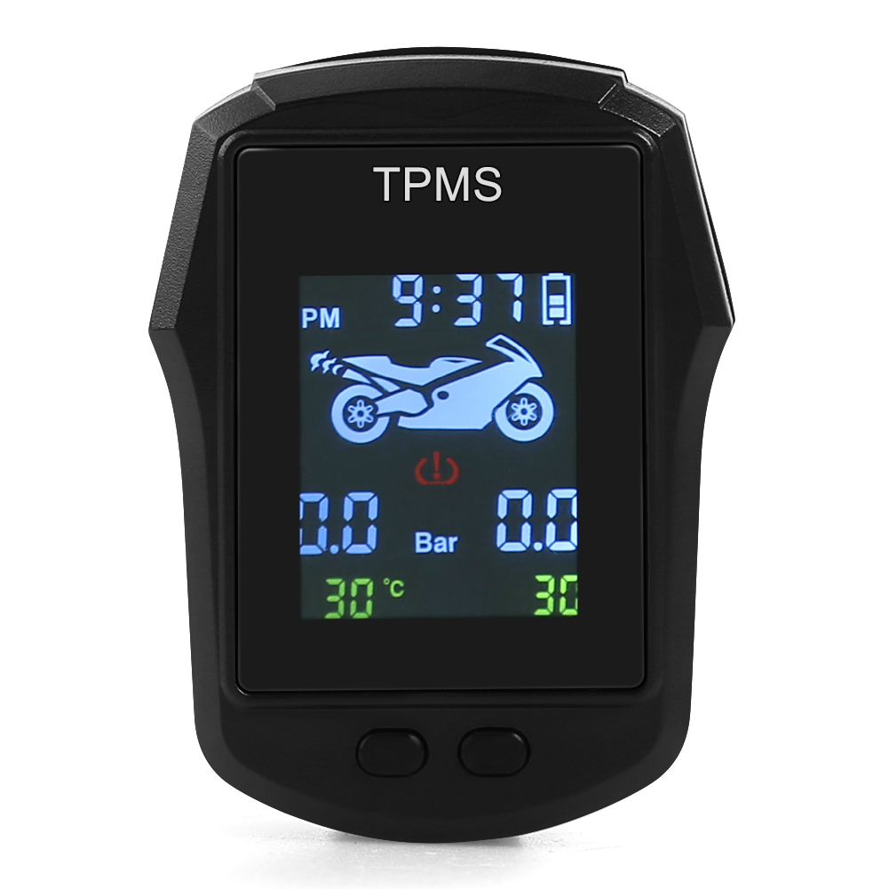 ※送料無料　防水オートバイTPMSバイク　タイヤ空気圧監視システム外部センサー　アクセサリー