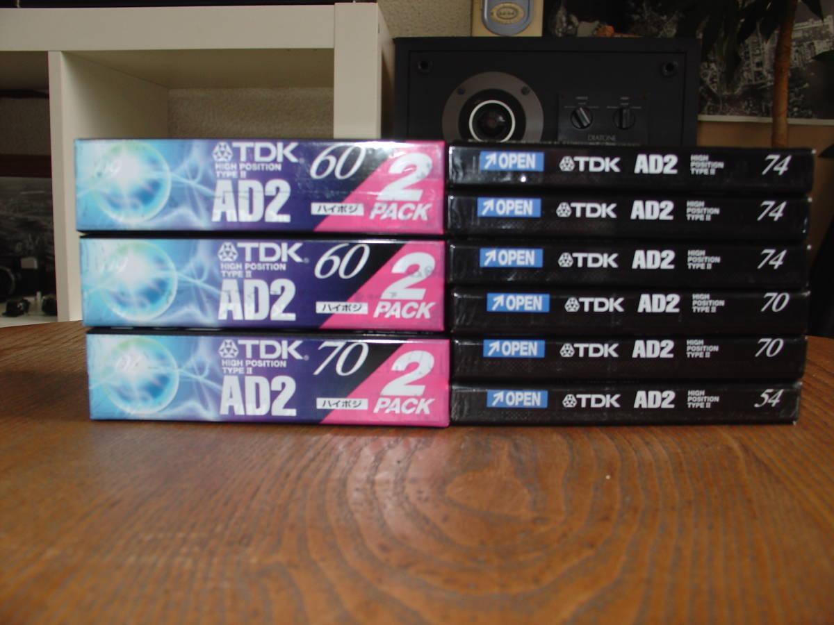 TDK　AD2　 high precision 未使用　カセットテープ　12個　ハイポジ　