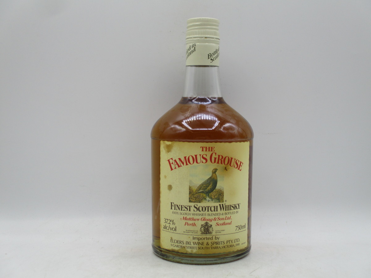  同梱OK商品 THE FAMOUS GROUSE フェイマス グラウス ウイスキー 古酒 750ml 37 2％ F80916(ハイランド)｜売買されたオークション情報、yahooの商品情報をアーカイブ公開 - オークファン シングルモルト