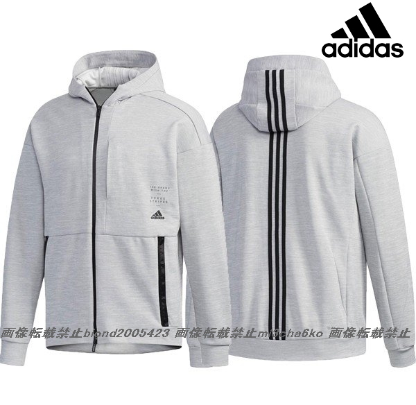 激安大特価，2026 adidas アディダス背面3ライン リラックスフィットCLIMA-LITEフルZIPパーカージャケット LGR/XO XXL(アディダス)｜売買されたオークション情報、yahooの商品情報をアーカイブ公開 - オークファン ジャンパー、ジャケット