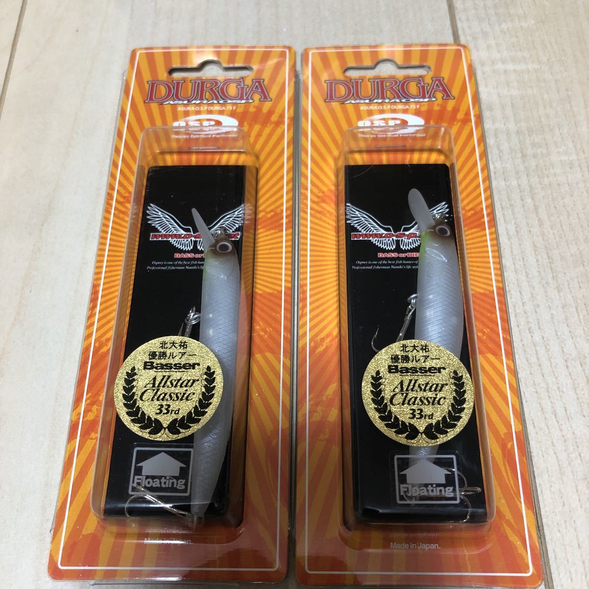 新作入荷，送料無料 OSP ドゥルガ73F ウィニングシラウオ 2個(ミノー)｜売買されたオークション情報、yahooの商品情報をアーカイブ公開 - オークファン 淡水