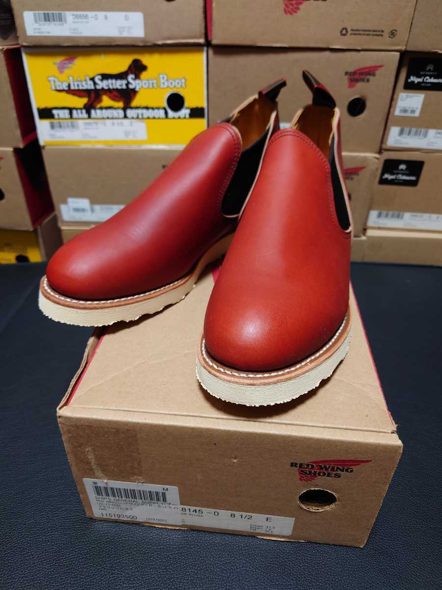 【人気SALE，本物保証】 REDWING 8145 レッドウィング ロメオ オロラセット 赤 箱付 8.5E 26.5(8.5インチ)｜売買されたオークション情報、yahooの商品情報をアーカイブ公開 - オークファン 8.5インチ