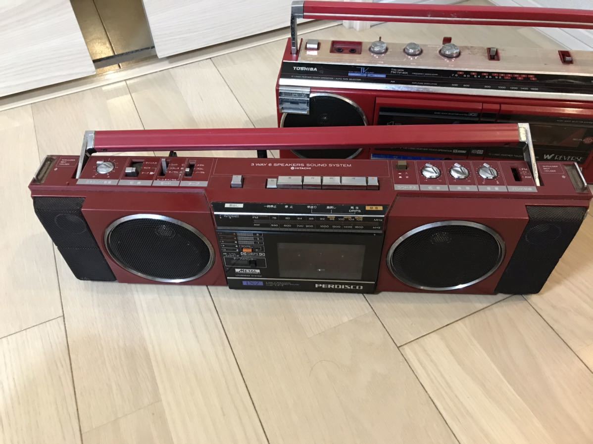 TRK-LX2 Yahoo!オークション HITACHI ラジカセ - PERDISCO HITACHI