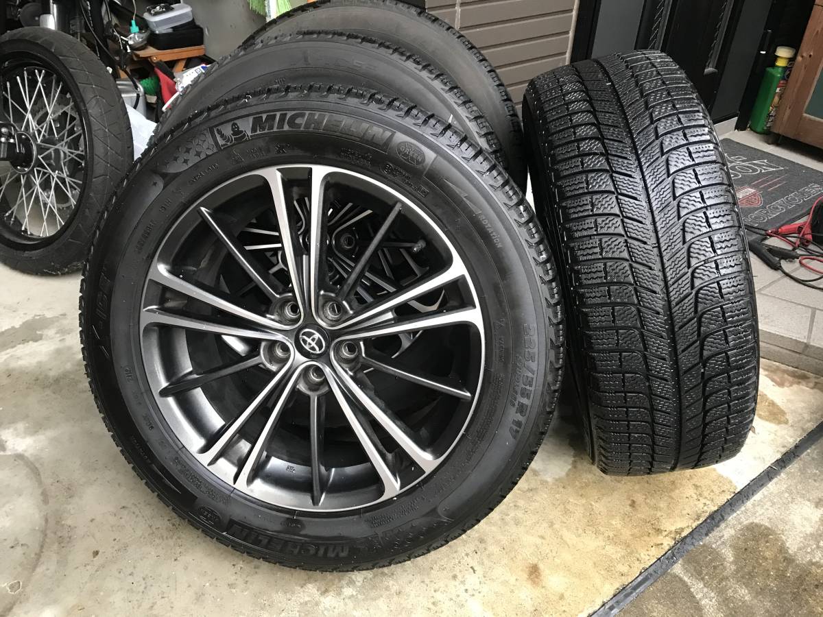  ミシュラン X-Ice スタッドレス 225/55-R17 + トヨタ86純正 17ｘ7J 100x5H ホイール(スタッドレスタイヤ)｜売買されたオークション情報、yahooの商品情報をアーカイブ公開 - オークファン 5穴
