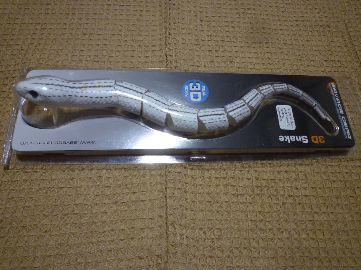 大人気，豊富な サベージギア 3D スネーク 12インチ(ビッグベイト)｜売買されたオークション情報、yahooの商品情報をアーカイブ公開 - オークファン 淡水