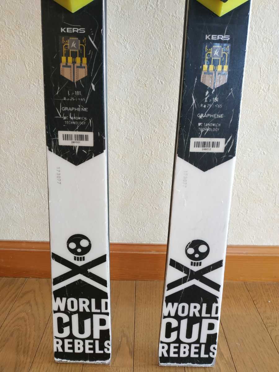 RD HEAD Rebels WC 181cm ヘッド + e-GS GS I TEAM REBELS 176cm 0 1