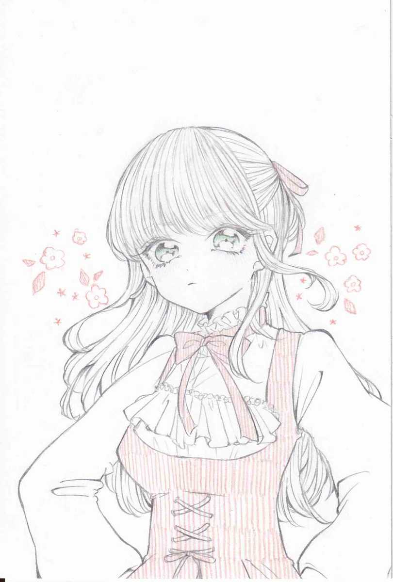 手描きイラスト オリジナル 令嬢風な女の子 ツン フリル リボン 手描きイラスト 売買されたオークション情報 Yahooの商品情報をアーカイブ公開 オークファン Aucfan Com