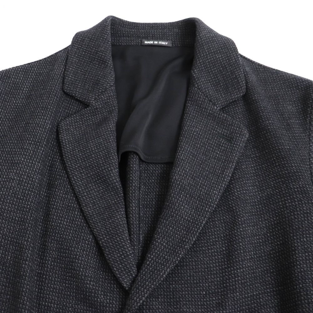 極美品▽黒タグ ジョルジオアルマーニ BORGO21 カシミヤ98％ ツイード