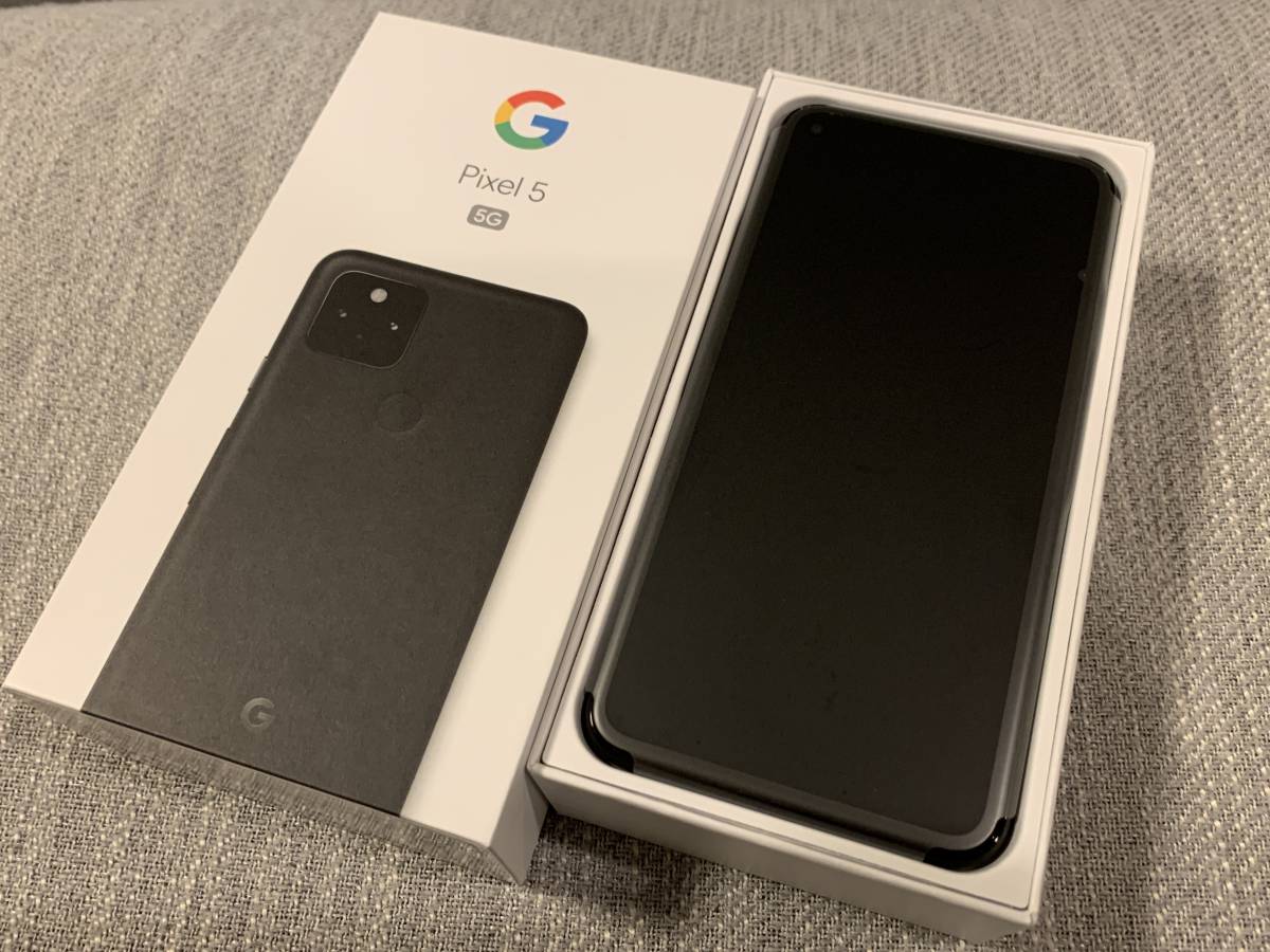 【新品 送料無料】Google Pixel5 5G simフリー 128GB ブラック ネットワーク○ Pixel 5_1