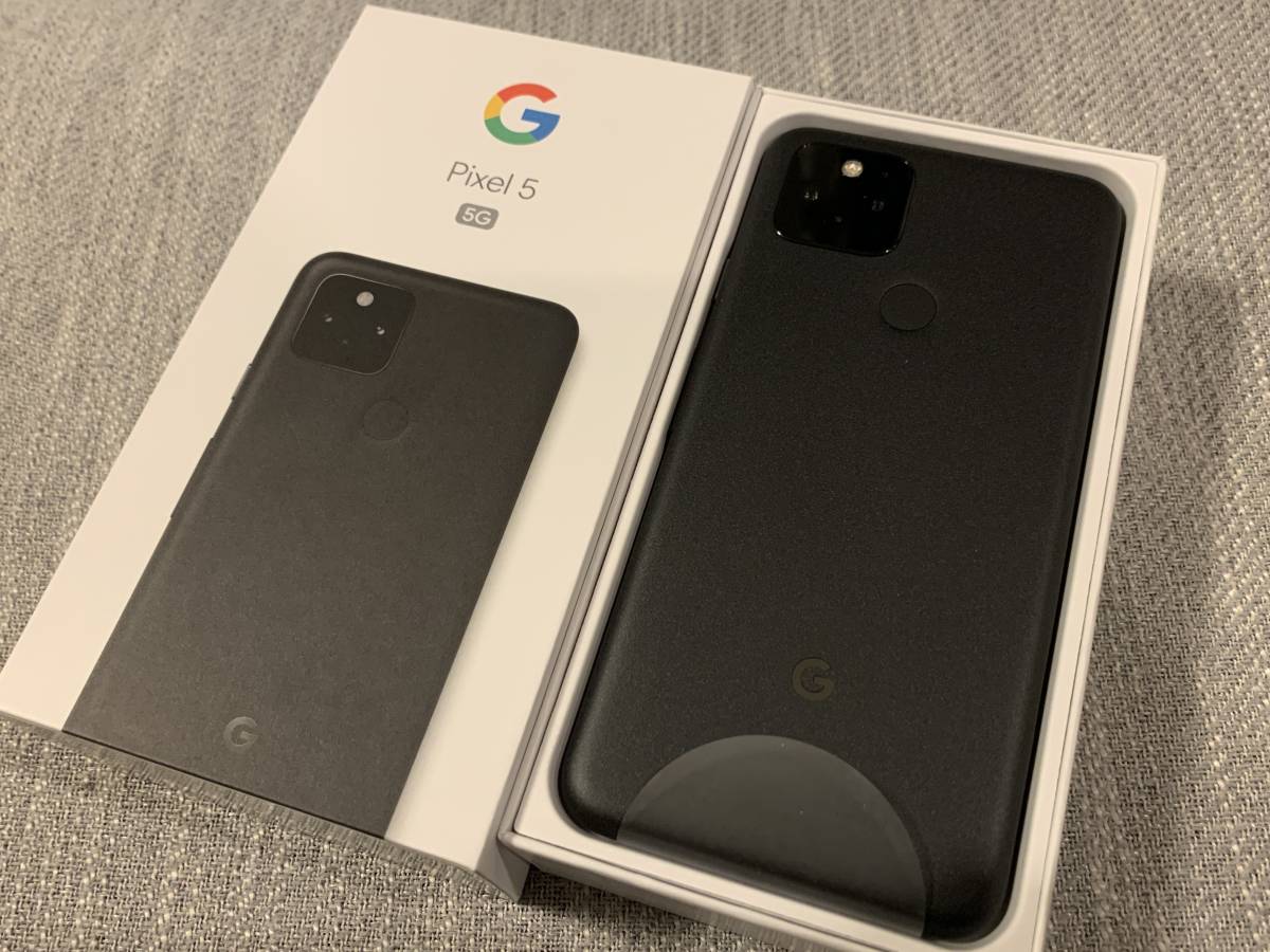 【新品 送料無料】Google Pixel5 5G simフリー 128GB ブラック ネットワーク○ Pixel 5_2