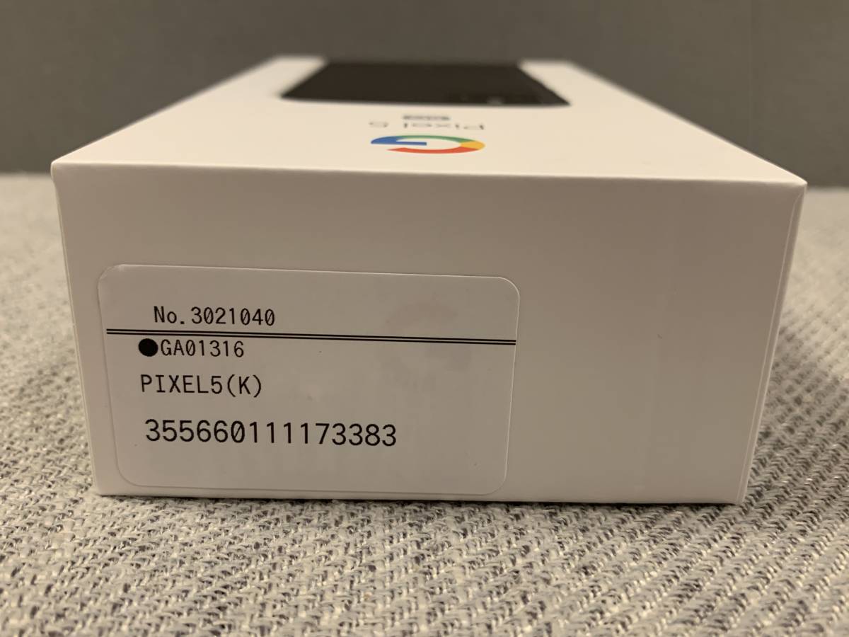 【新品 送料無料】Google Pixel5 5G simフリー 128GB ブラック ネットワーク○ Pixel 5_4