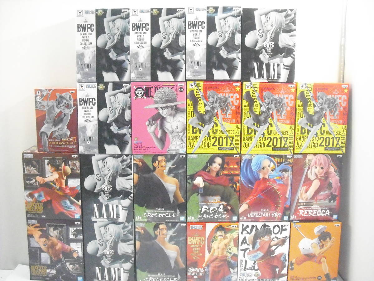 C3817☆ONE PIECE ワンピース フィギュア 大量まとめ売り 箱入 ダブリ