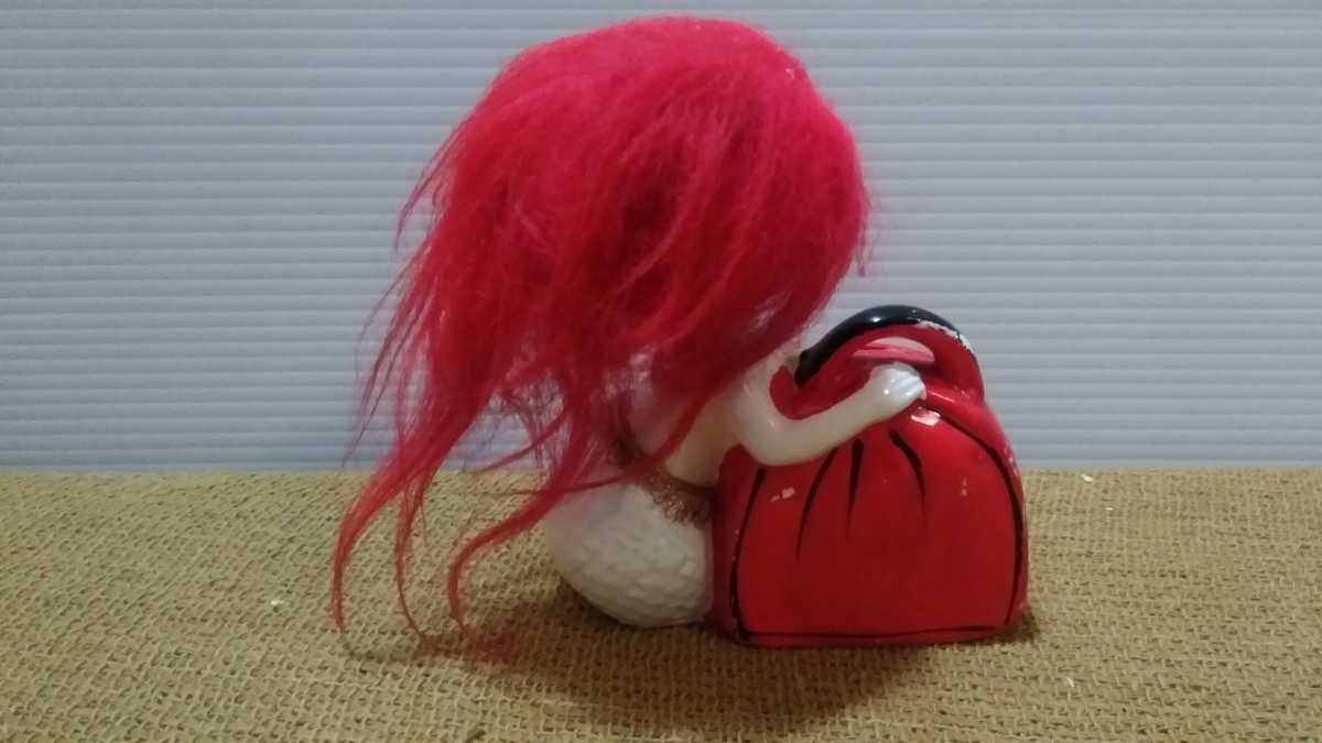 内藤ルネ 当時物 マーメイド RUNE 貯金箱 人魚 陶器製 陶器人形 ⁄ 昭和 