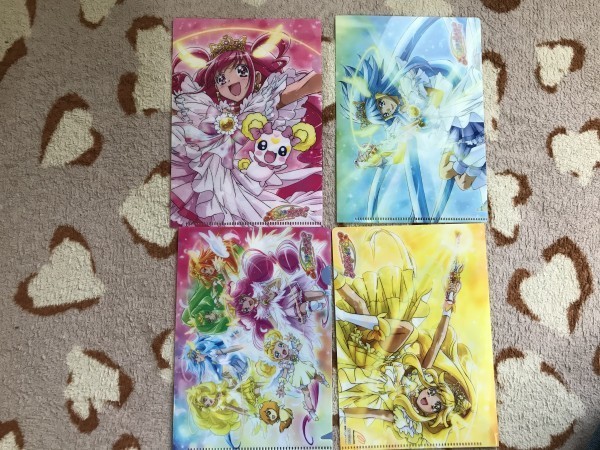 Aクリアファイル　 スマイルプリキュア　BD 全4巻購入特典　全4枚セット