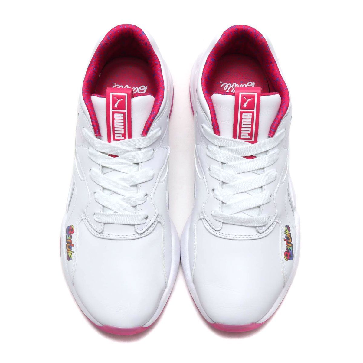 プーマ Puma バービー Barbie グラフィック レトロ ポップ シューズ 靴 スニーカー 白 ピンク 23 5cm 01 235 十 Qwer 23 5cm 売買されたオークション情報 Yahooの商品情報をアーカイブ公開 オークファン Aucfan Com