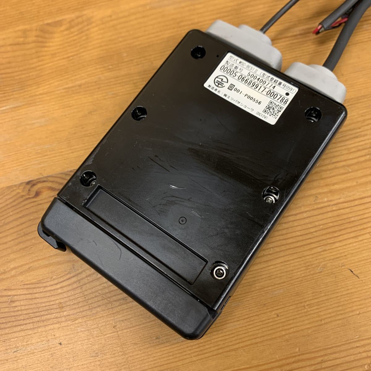 バイク ミツバ バイク用ETC MSC-BE51W セットアップ済 未使用品