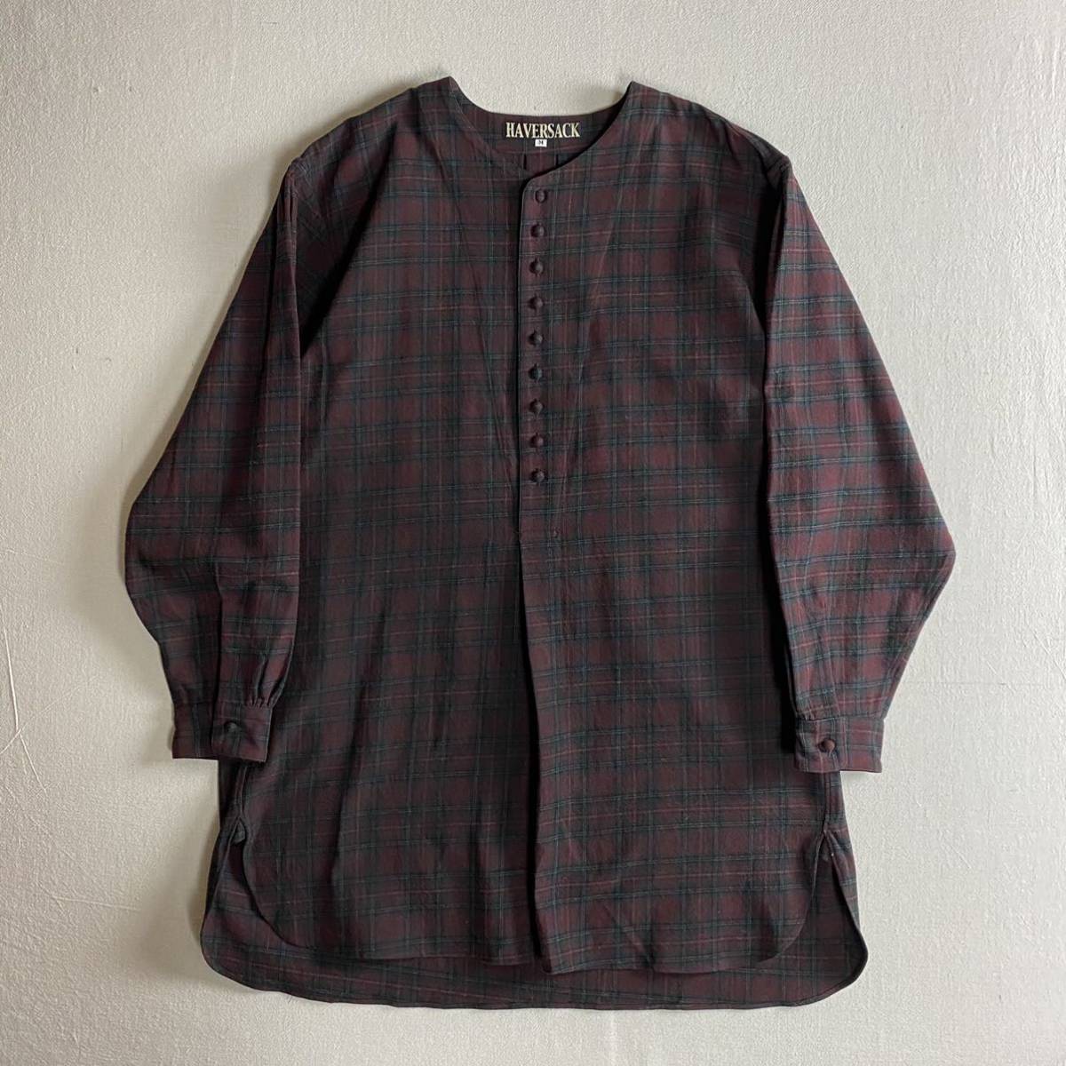 HAVERSACK ハバーサック HAVERSACK｜ラミーツイル SHIRT ノーカラー 
