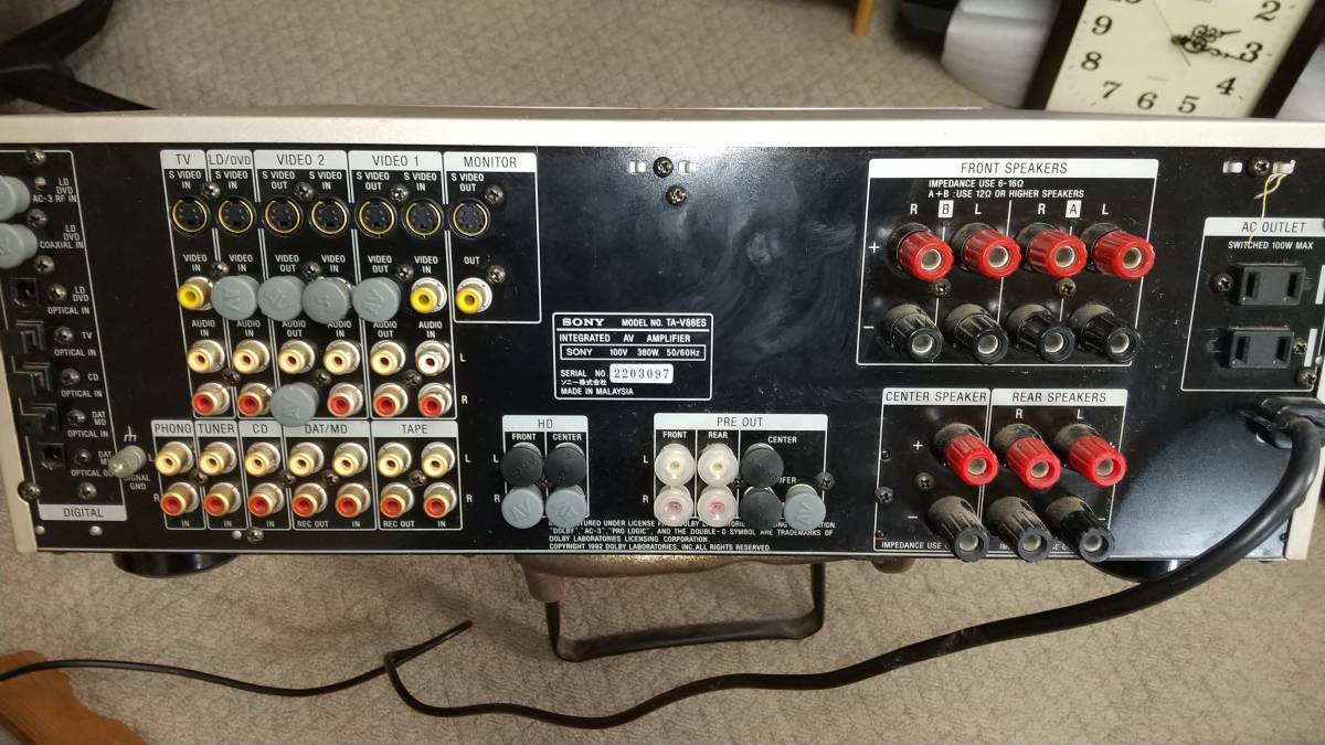 SONY　TA-V88ES（ジャンク）_3