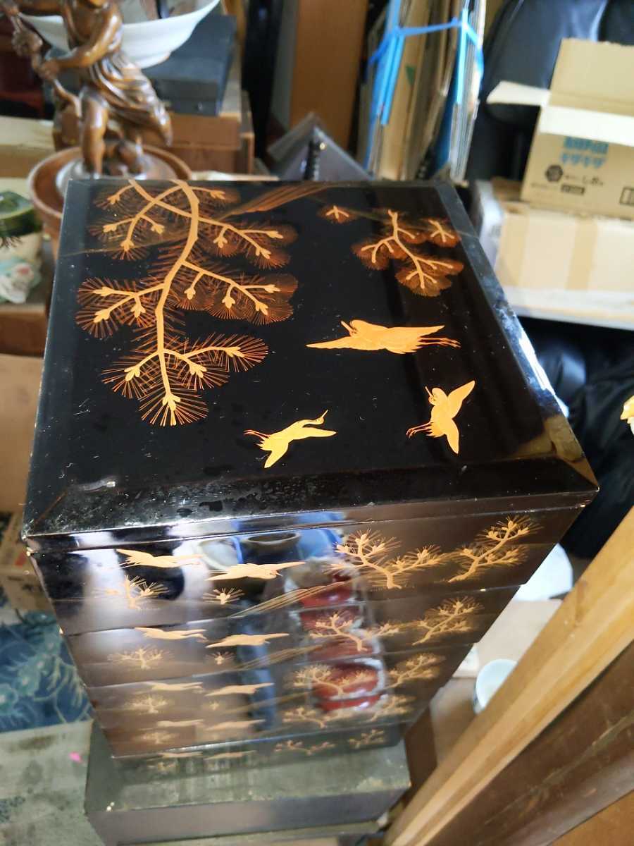 インターネット販売 輪島塗 蒔絵 木製 五段 重箱