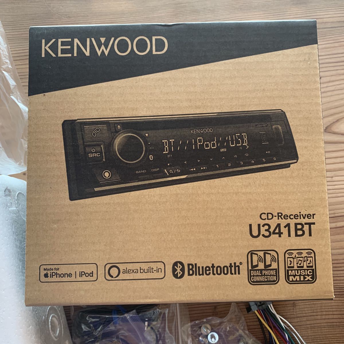 ケンウッド U341BT 1DINオーディオデッキ U341BT（生産完了品