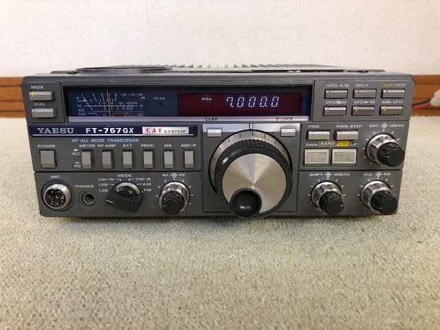 FT757GX 八重洲 ジャンク YAESU FT-757GX TRANSCEIVER HF ジャンク