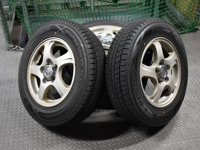 175/80R15 スタッドレス＆アルミホイール4本セット 中古品 パジェロ 