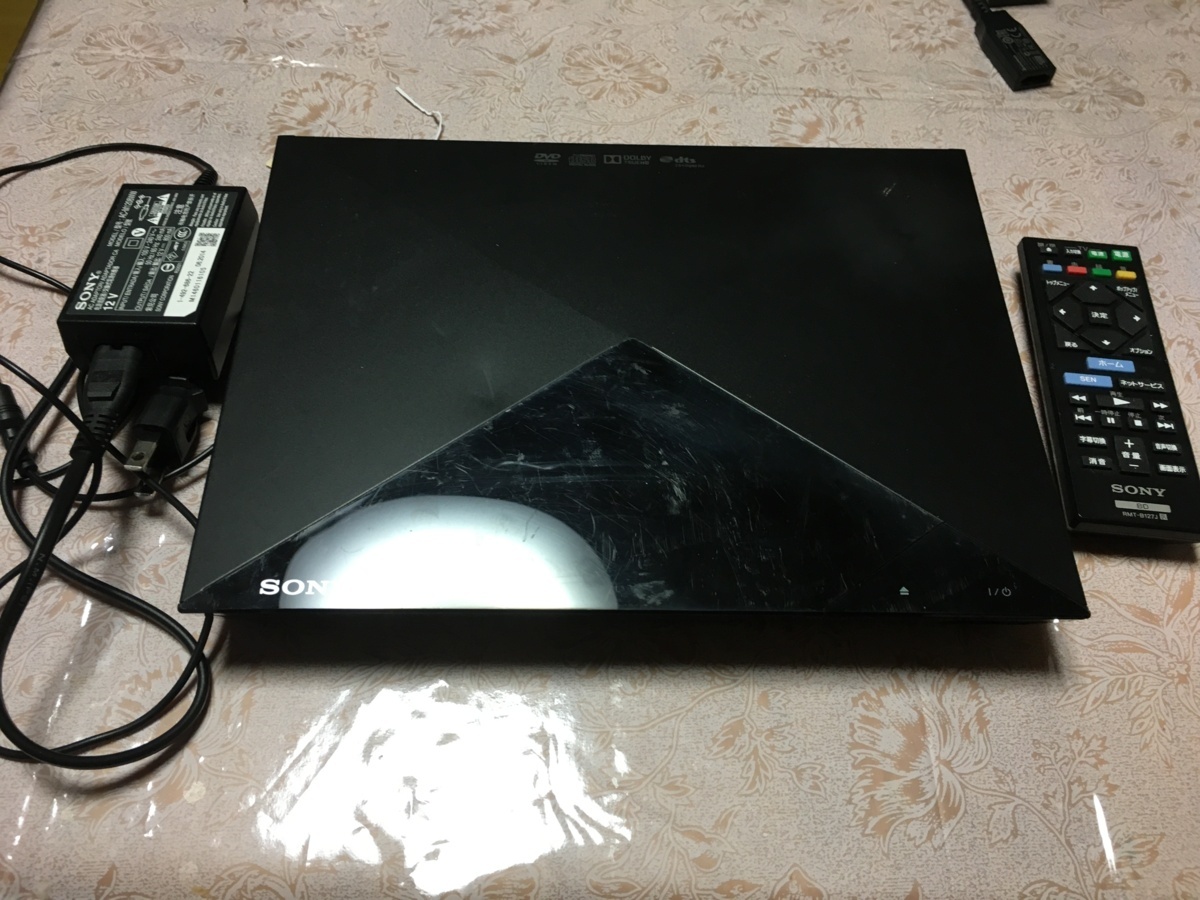 SONY/ソニー ブルーレイディスク/DVDプレーヤー BDP-S1200 動作確認