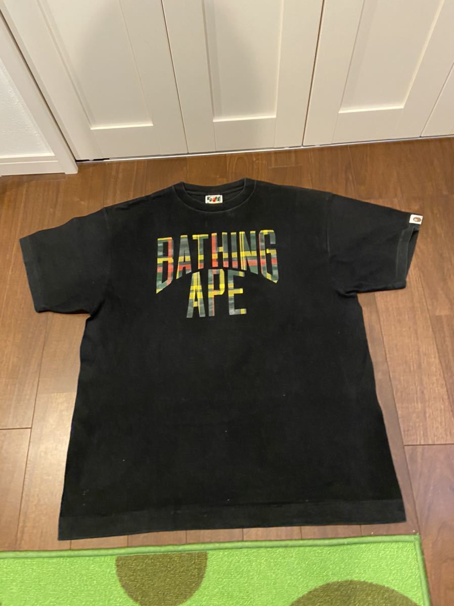 新品♥️A BATHING APE パーカー 伊勢丹 チェック 牛 S - メルカリ