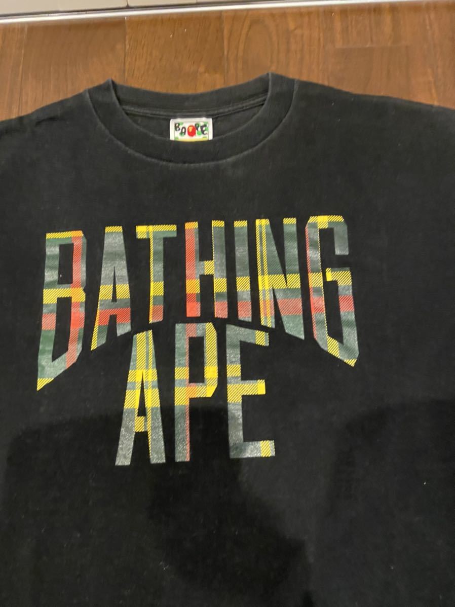 新品♥️A BATHING APE パーカー 伊勢丹 チェック 牛 S - メルカリ
