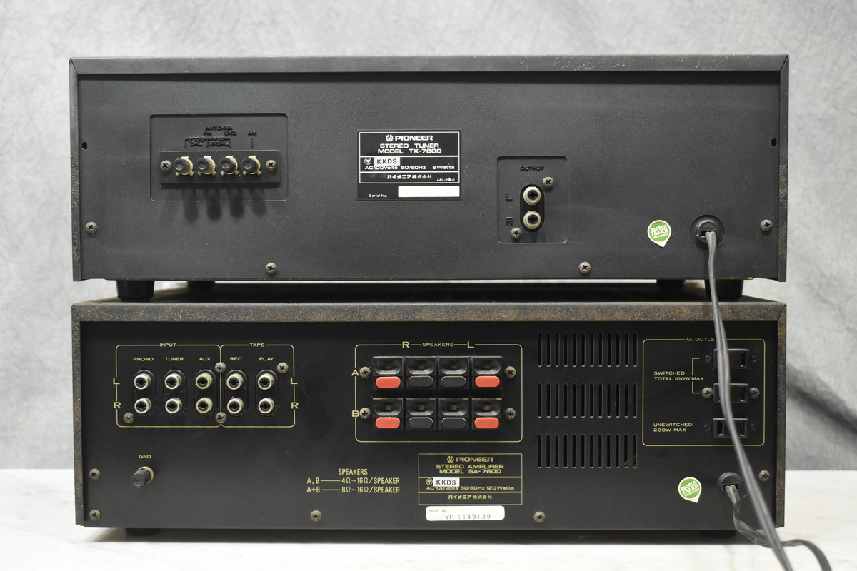 Yahoo!オークション PIONEER パイオニア SA-7600 アンプ -「pioneer sa