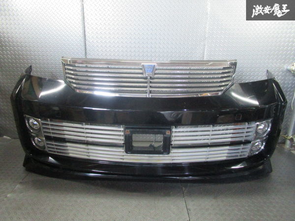 売り切り!! MODELLISTA モデリスタ AZR60G ヴォクシー VOXY フロント ストリート ビレット バンパー フォグ付 黒系 52119-X0307 棚E-2